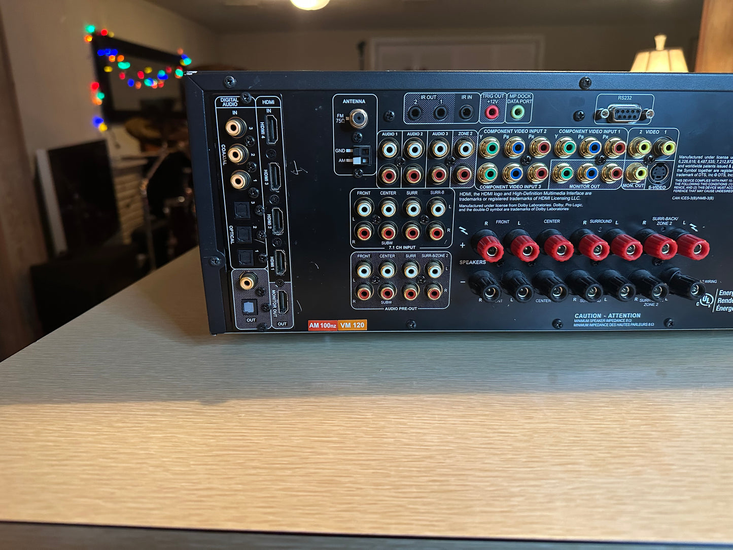 NAD T 758 Surround / Home Theater AV Sound Receiver *SERVICED* 110WPC MONSTER🔥