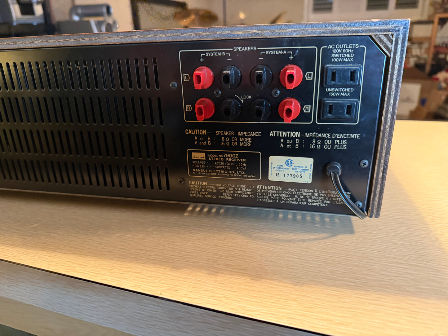 Sansui 7900Z Am/Fm Quartz Stereo Receiver 100WPC MONSTER FRESH FULL SERVICE MINT