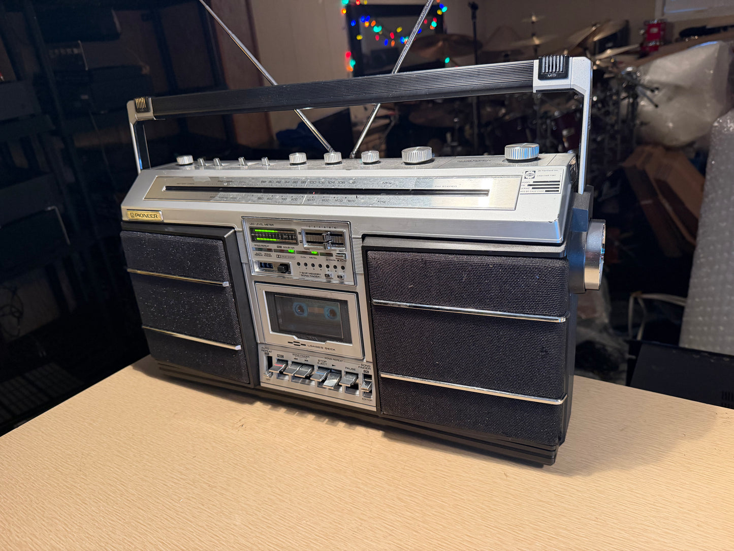 Pioneer SK-95 Runaway Vintage Boombox Cassette Radio AM FM Fresh Pro Servicing🔥