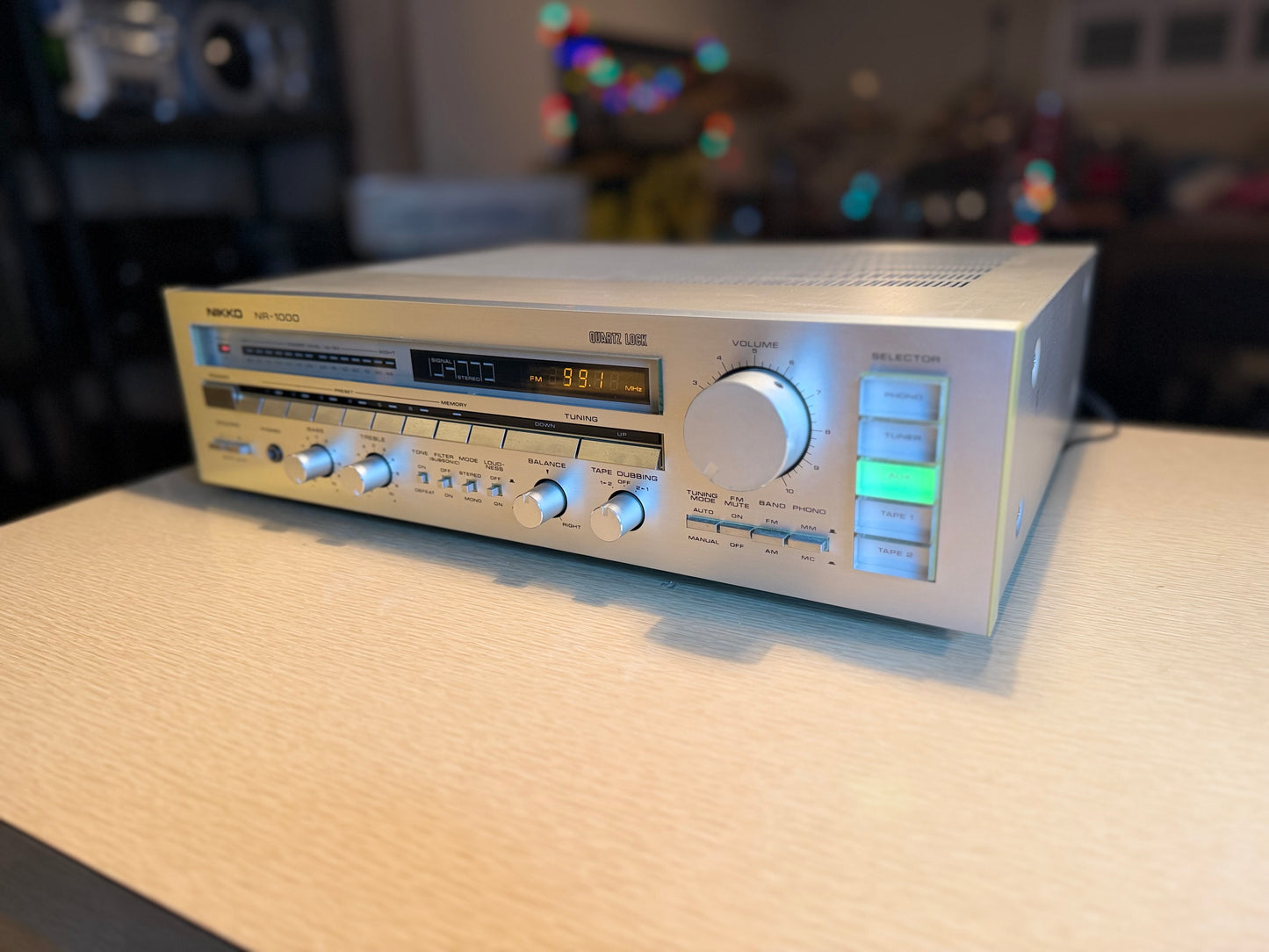 Nikko NR-1000 Quartz Lock AM/FM Receiver EXCELLENT SHAPE FULL FRESH SERVICE 🔥