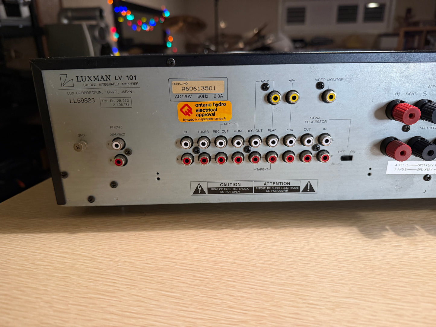 Luxman LV-101 Stereo Integrated Amplifier Freshly Serviced High End Audiophile