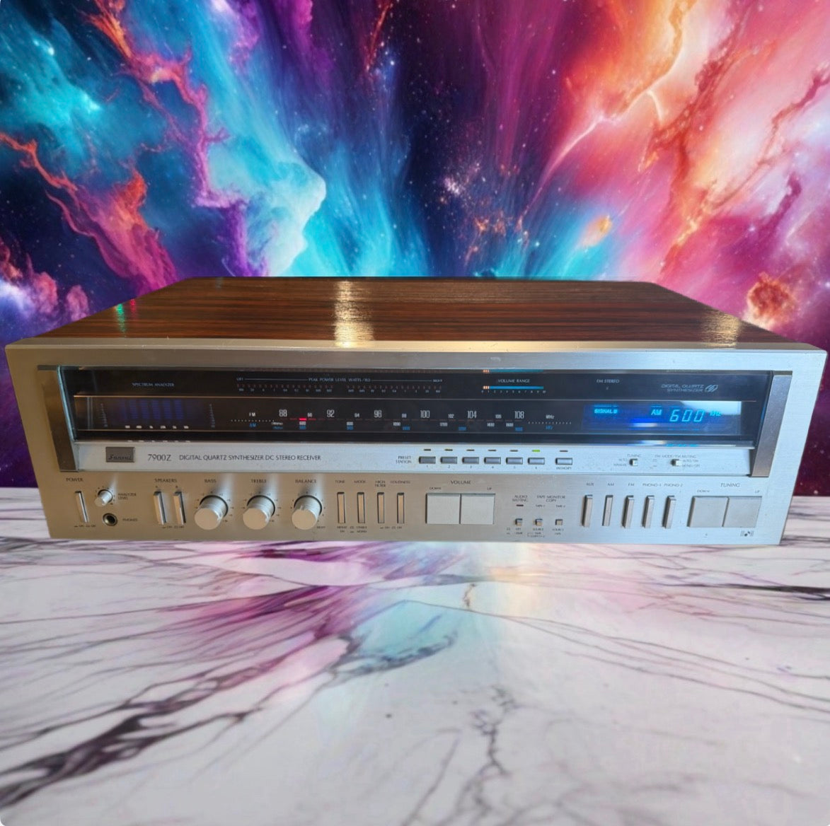 Sansui 7900Z Am/Fm Quartz Stereo Receiver 100WPC Monster Freshly Serviced Beauty