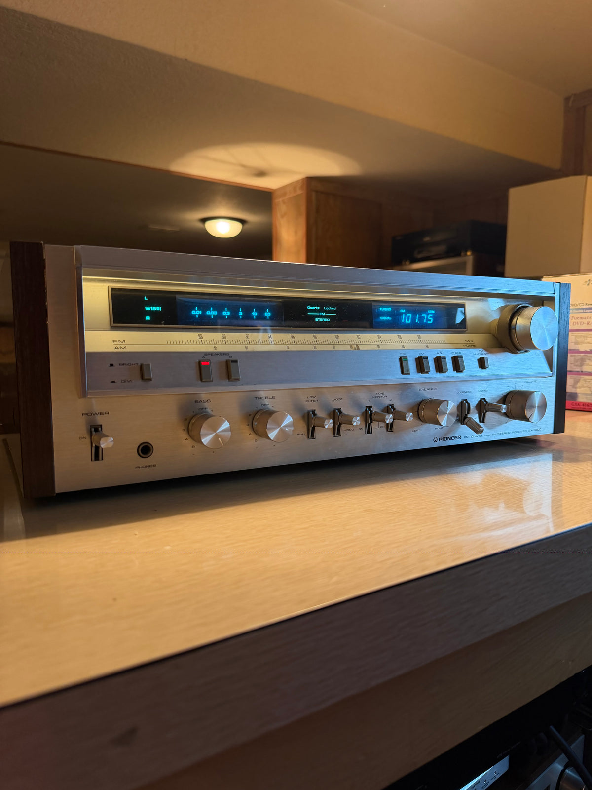 Vintage Pioneer SX-3800 Receiver Amplifier Near Mint FRESH Servicing Recapped🎶
