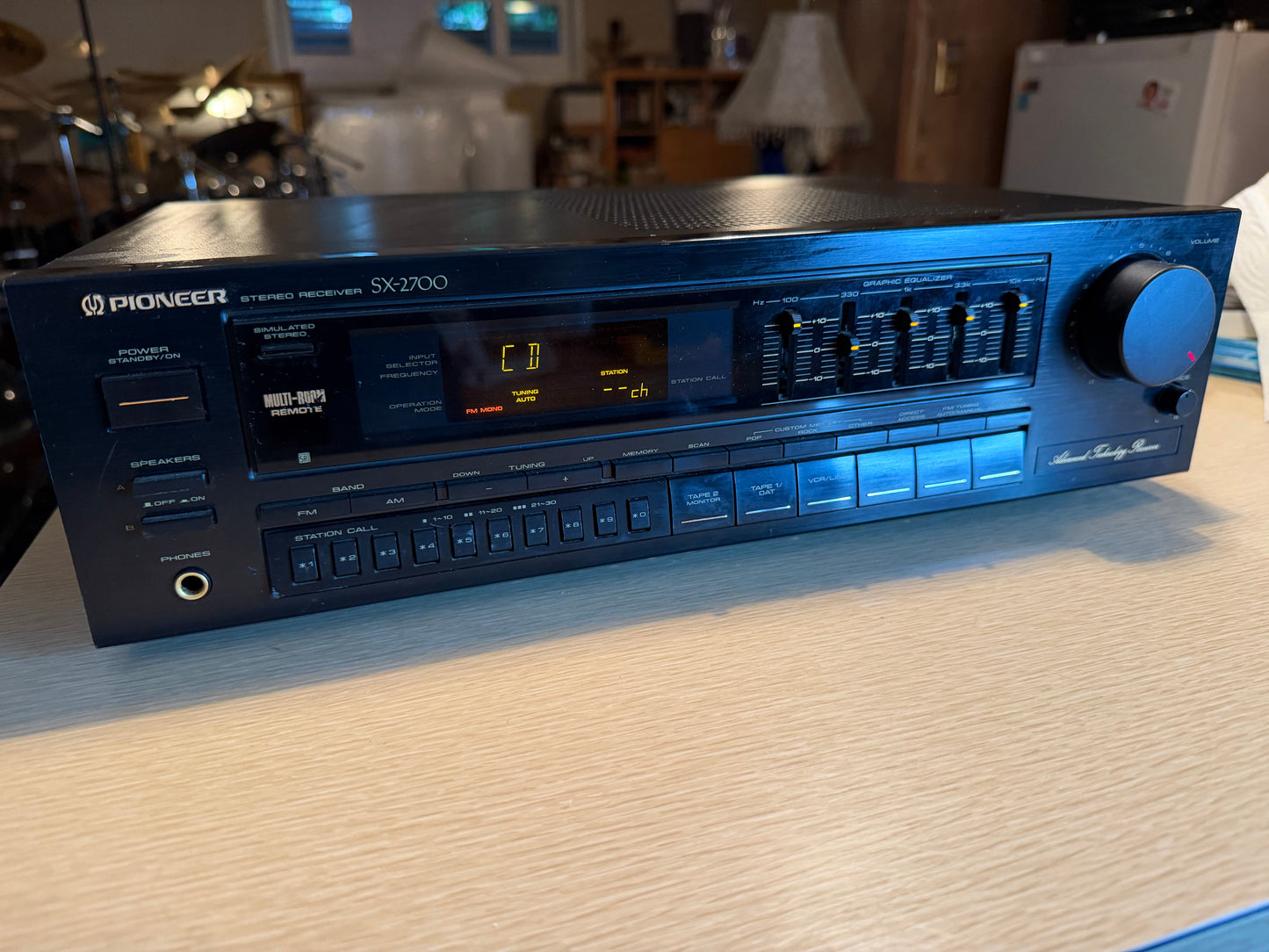 Pioneer SX-2700 AM/FM Stereo Receiver 65WPC EQUALIZER BUILT IN SERVICED V RARE🔥
