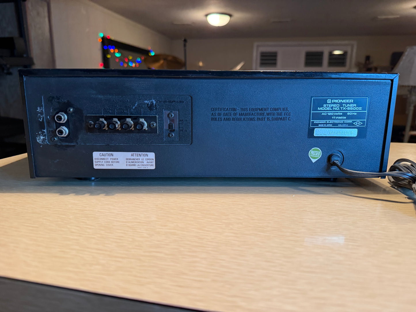 Vintage Pioneer  Stereo Tuner  TX-5500 II - Works Perfectly Well FRESH SERVICE🔥