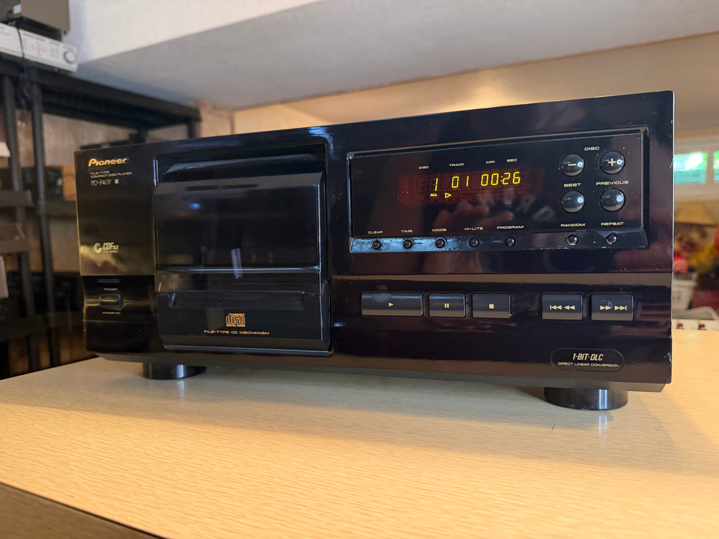 Pioneer PD-F407 25-Disc CD File Changer Player Serviced Tested works Smooth🔥🎶
