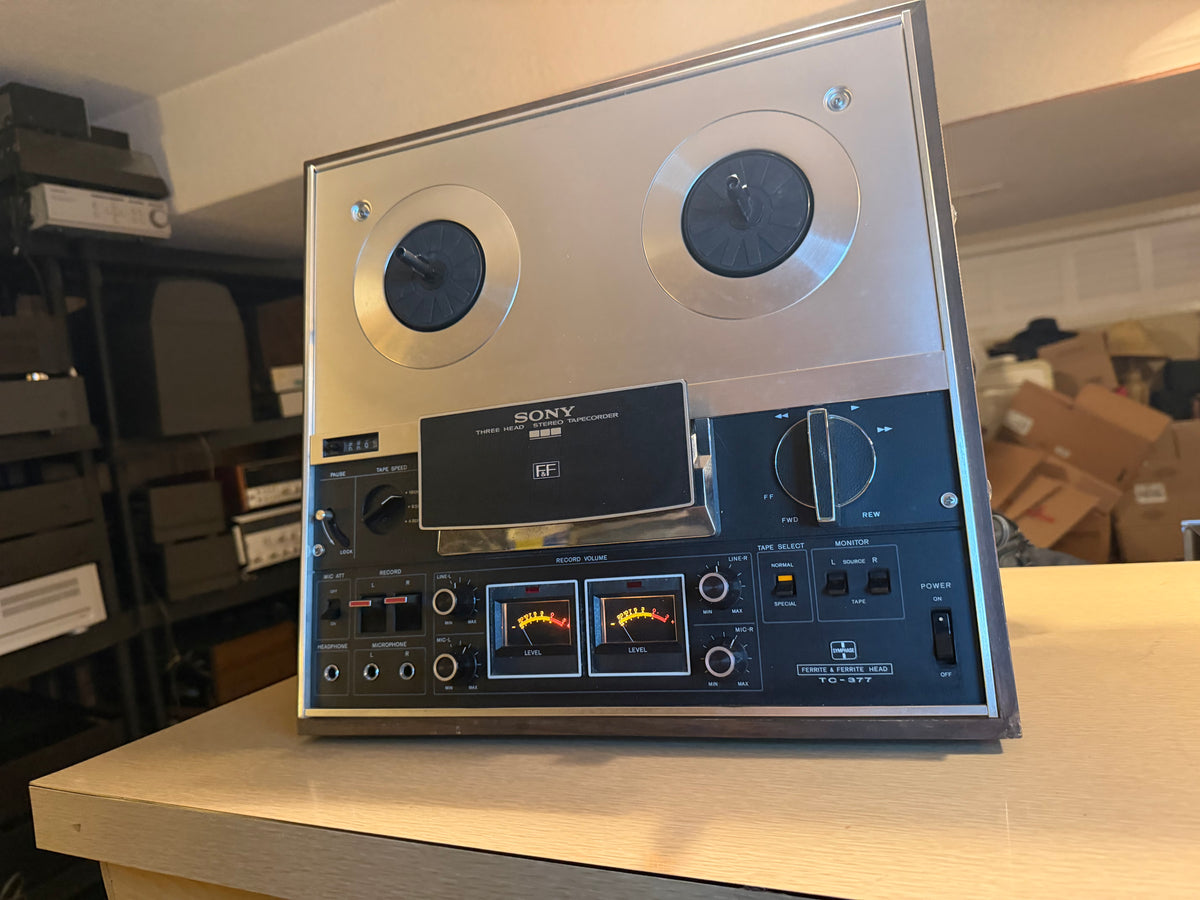 Sony TC-377 2-Channel 3-Heads Reel-to-Reel Near Mint Serviced W/ Orig Box🎶🔥