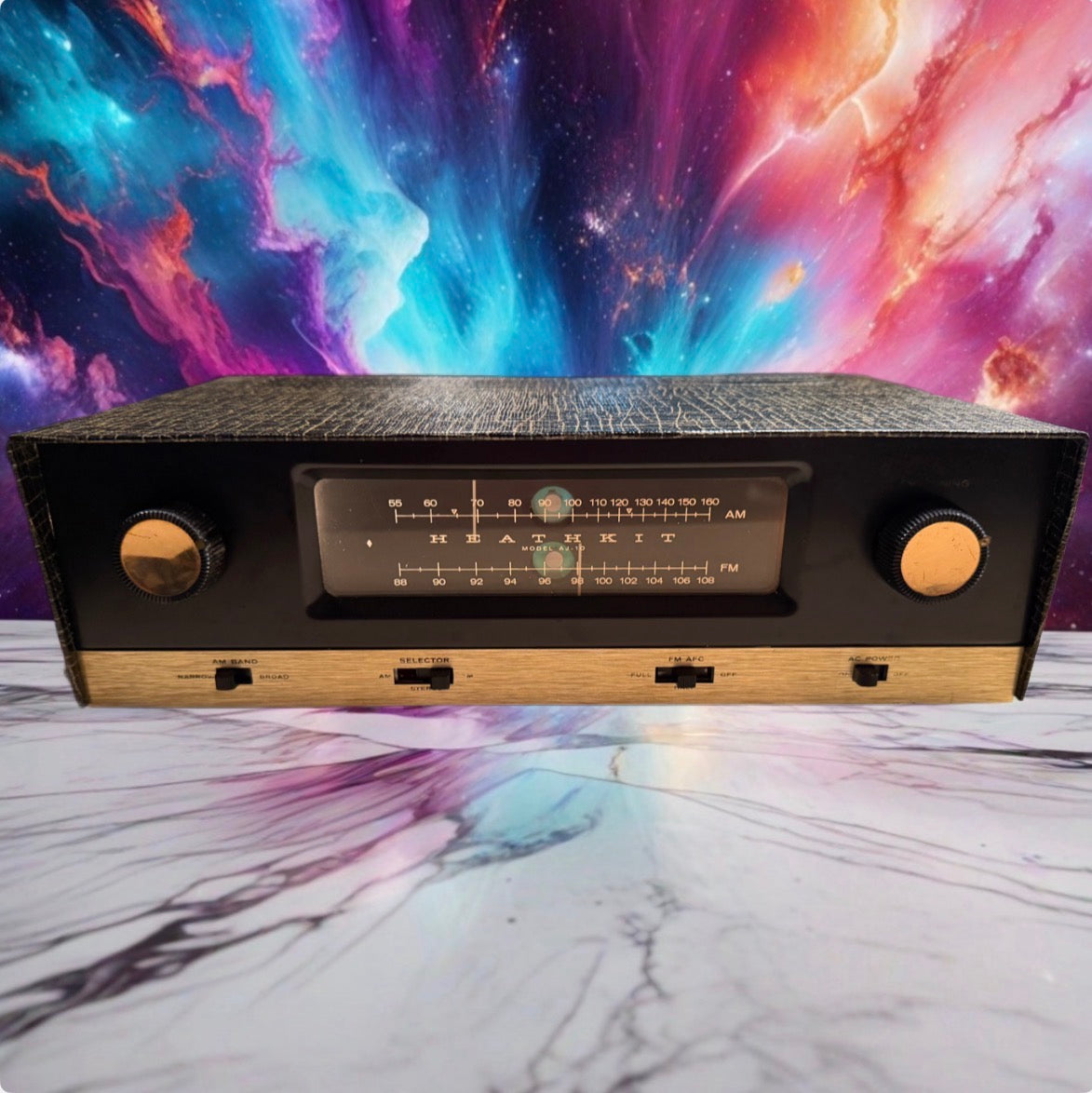 Vintage Heathkit AJ-10 Tube AM/FM Stereo Tuner | 1960s Classic Hi-Fi Fully Works