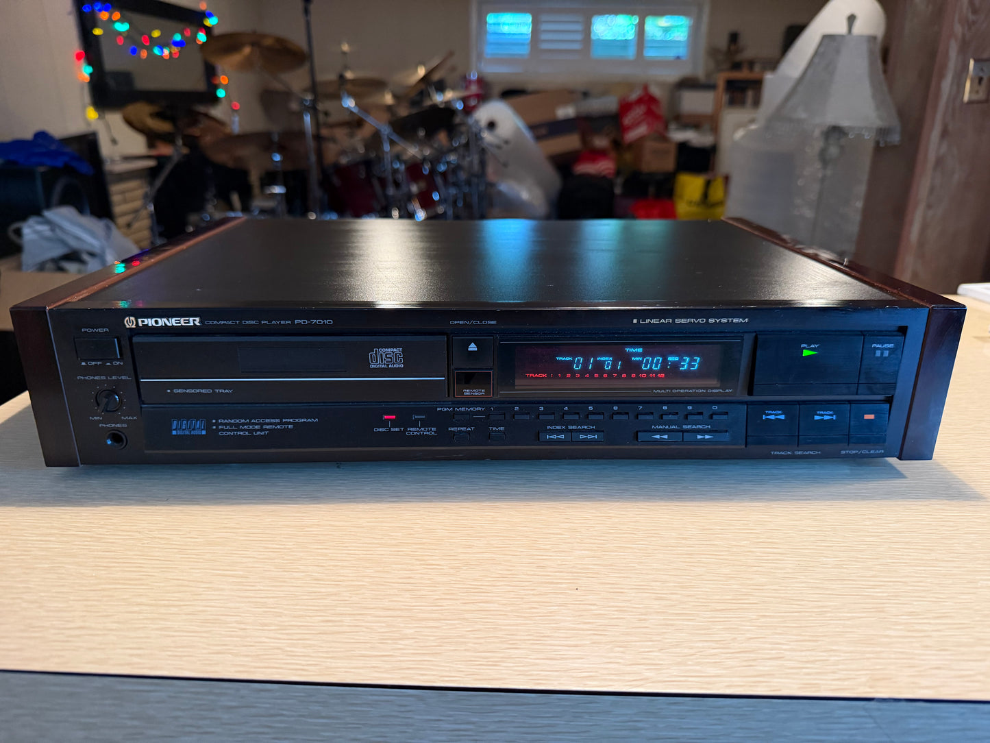 PIONEER PD-7010 COMPACT DISC CD PLAYER  Analog Sound Near Mint Serviced V Rare🔥