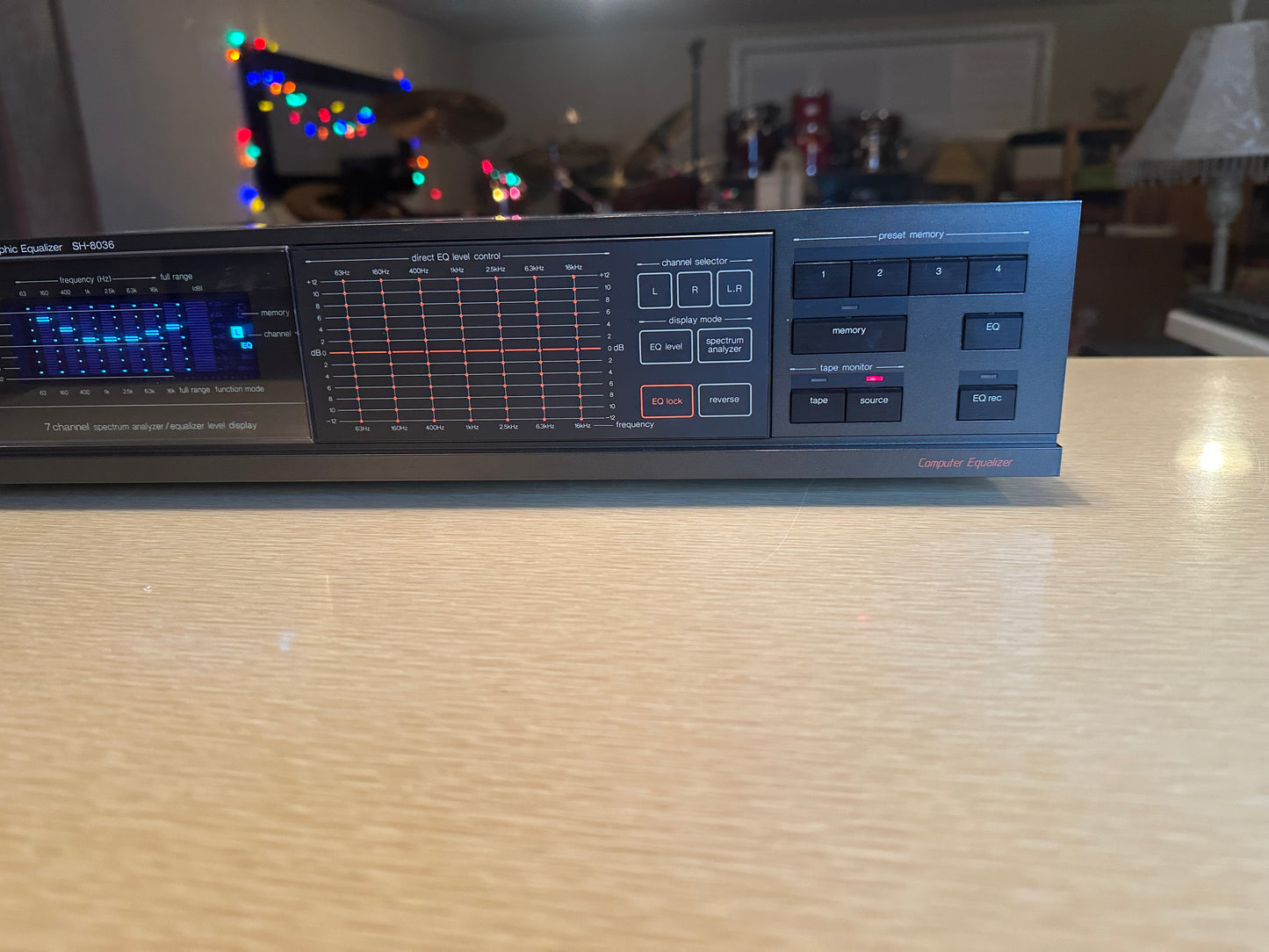 Vintage Technics SH-8036 7 Channel Graphic Equalizer Freshly Serviced Near Mint