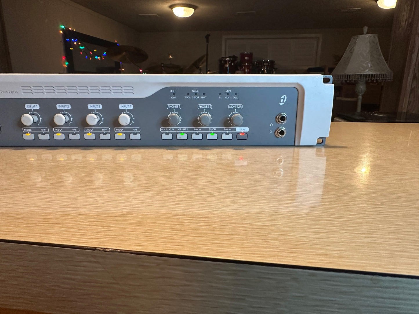 Digidesign 003 RACK+ FireWire Audio Interface with 8 Mic Preamps Tested Working