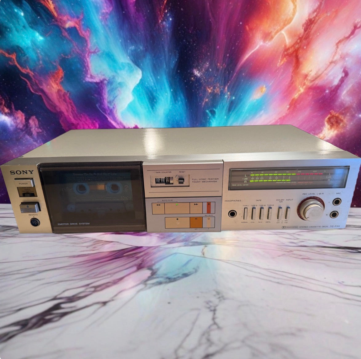 Vintage Sony Stereo Cassette Deck Player TC-FX4 High Fidelity Serviced Beauty🎶