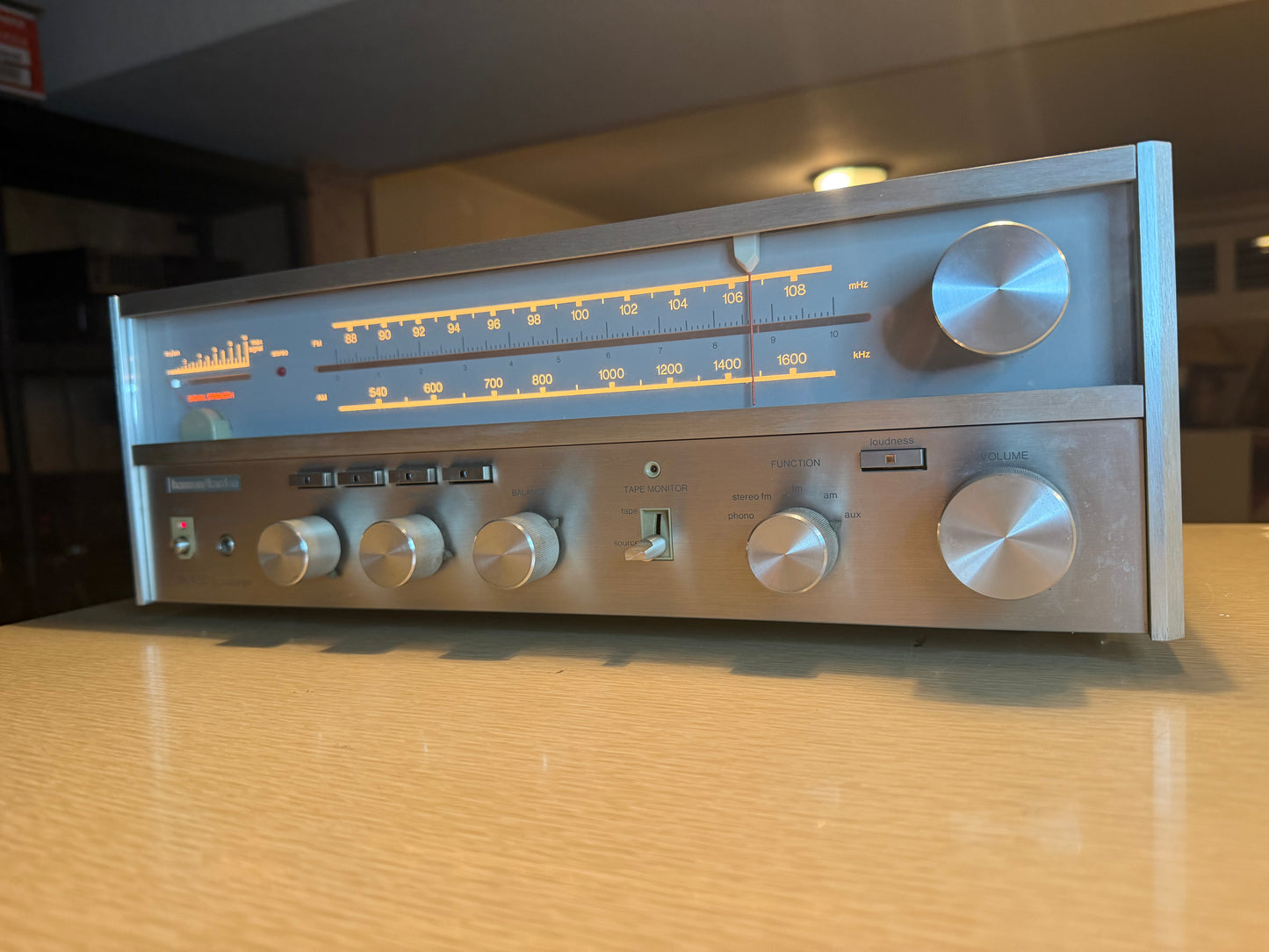 Vintage Harman Kardon HK 450 Receiver FULL Fresh Service Bulbs Replaced N Mint🔥