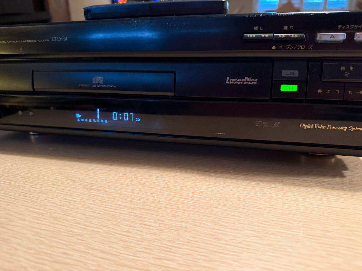 Pioneer CLD-R4-K LaserDisc CD Player LD Player Tested Working JDM With Remote🔥