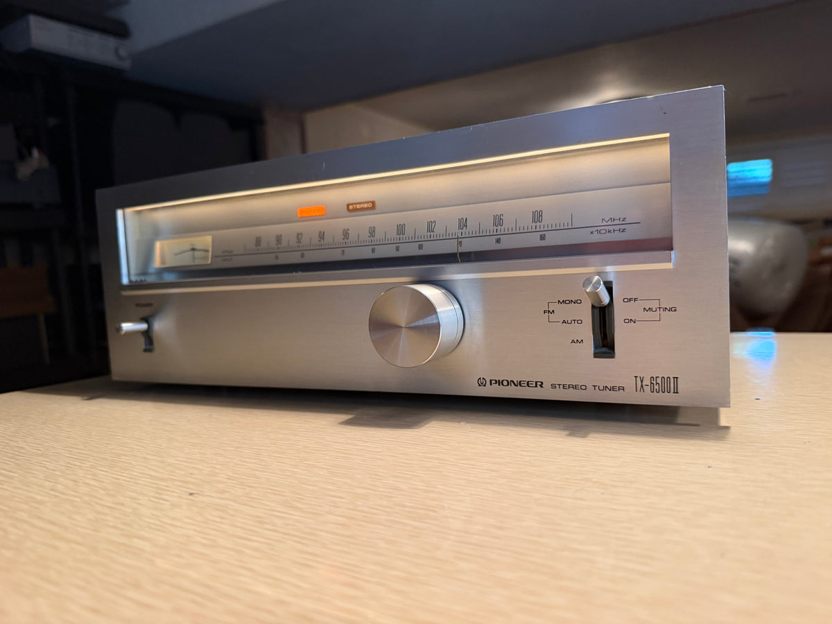 Vintage Pioneer Stereo Tuner TX-6500 II FRESH Service Beauty Very Rare Works🎶🔥