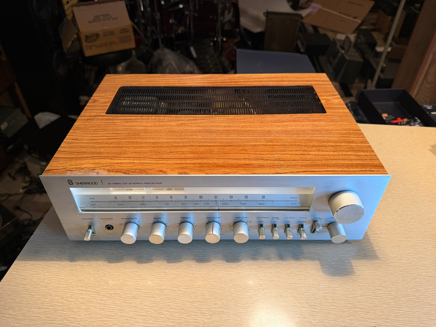 Vintage Sherwood S-7650 CP Stereo Receiver Amplifier  Fresh Servicing V RARE🔥🎶