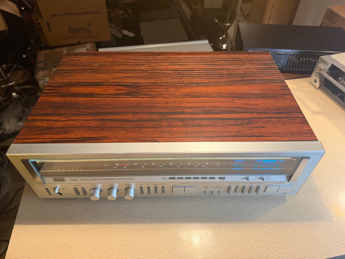 Sansui 7900Z Am/Fm Quartz Stereo Receiver 100WPC Monster Freshly Serviced Beauty