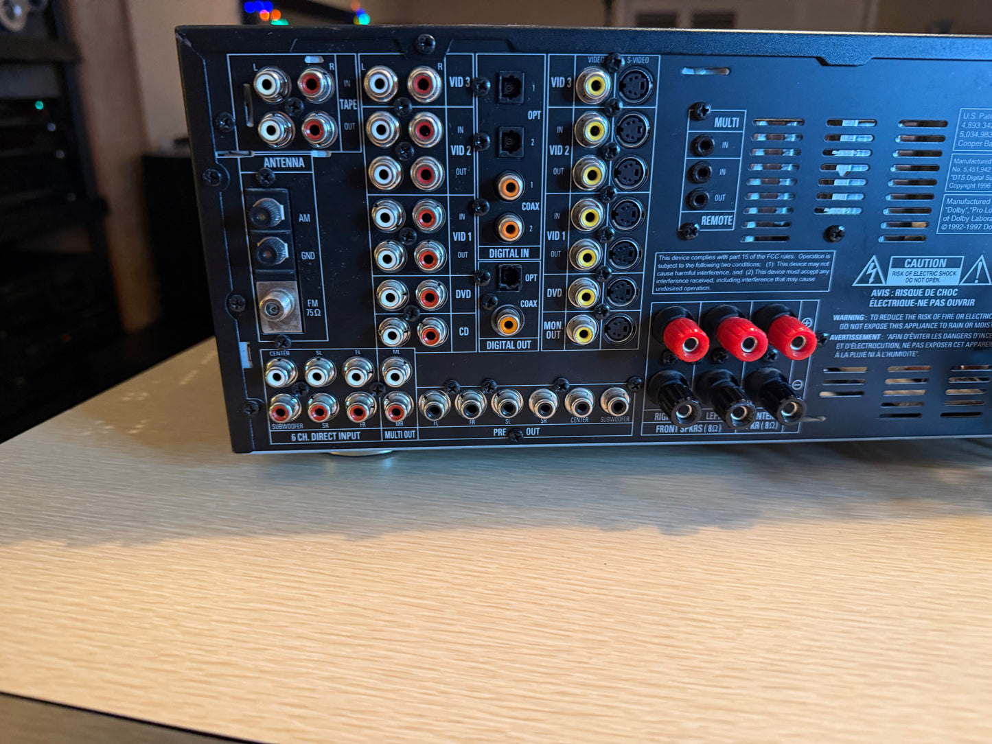 Harman Kardon AVR-310 AV Receiver 🎵 Home Theater 5.1 Ch Dolby Black *SERVICED*
