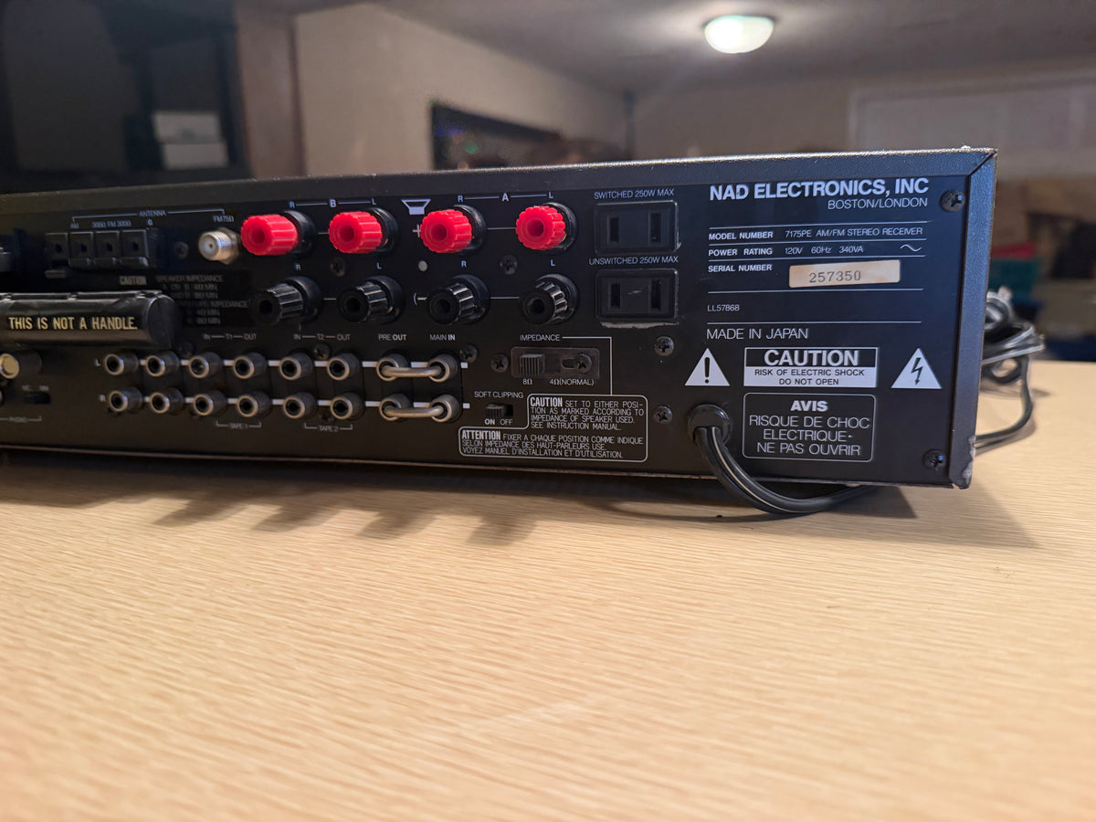 NAD Stereo Amplifier Power Envelope 2275PE Fresh Servicing Sounds Great Beauty🎶