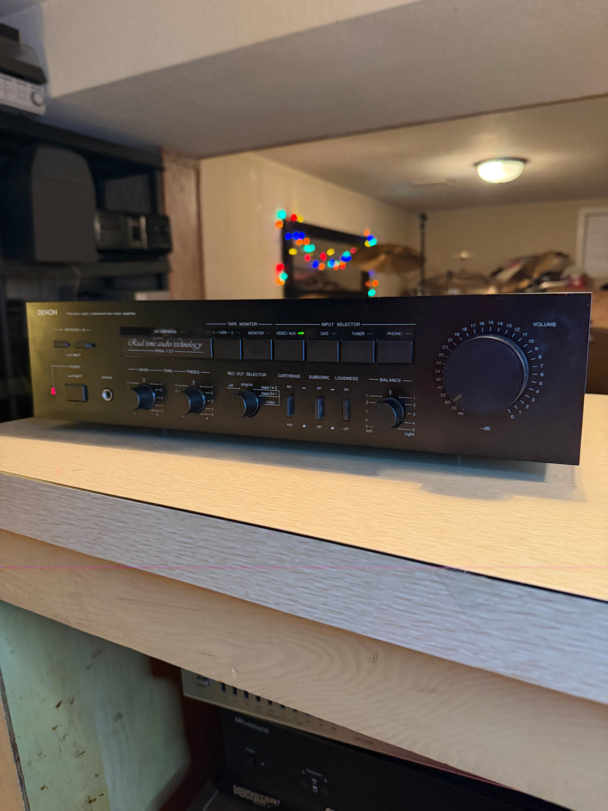 Near Mint Denon PMA-737 Pre-Main Amplifier Phono MM/MC Fresh Service OEM Box🎶🔥