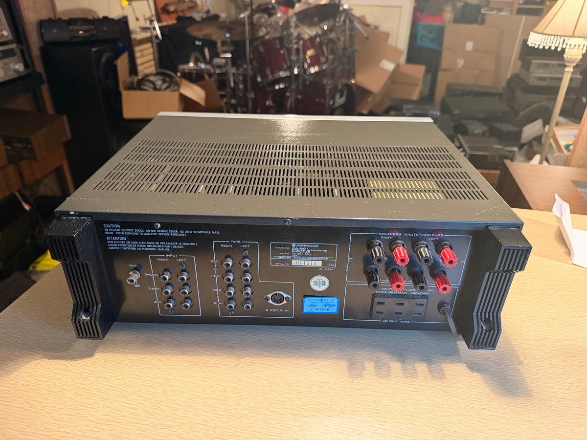 Kenwood KA-501 Amplifier 65w/Channel Stereo Fresh Service Crisp Sound Very Rare!