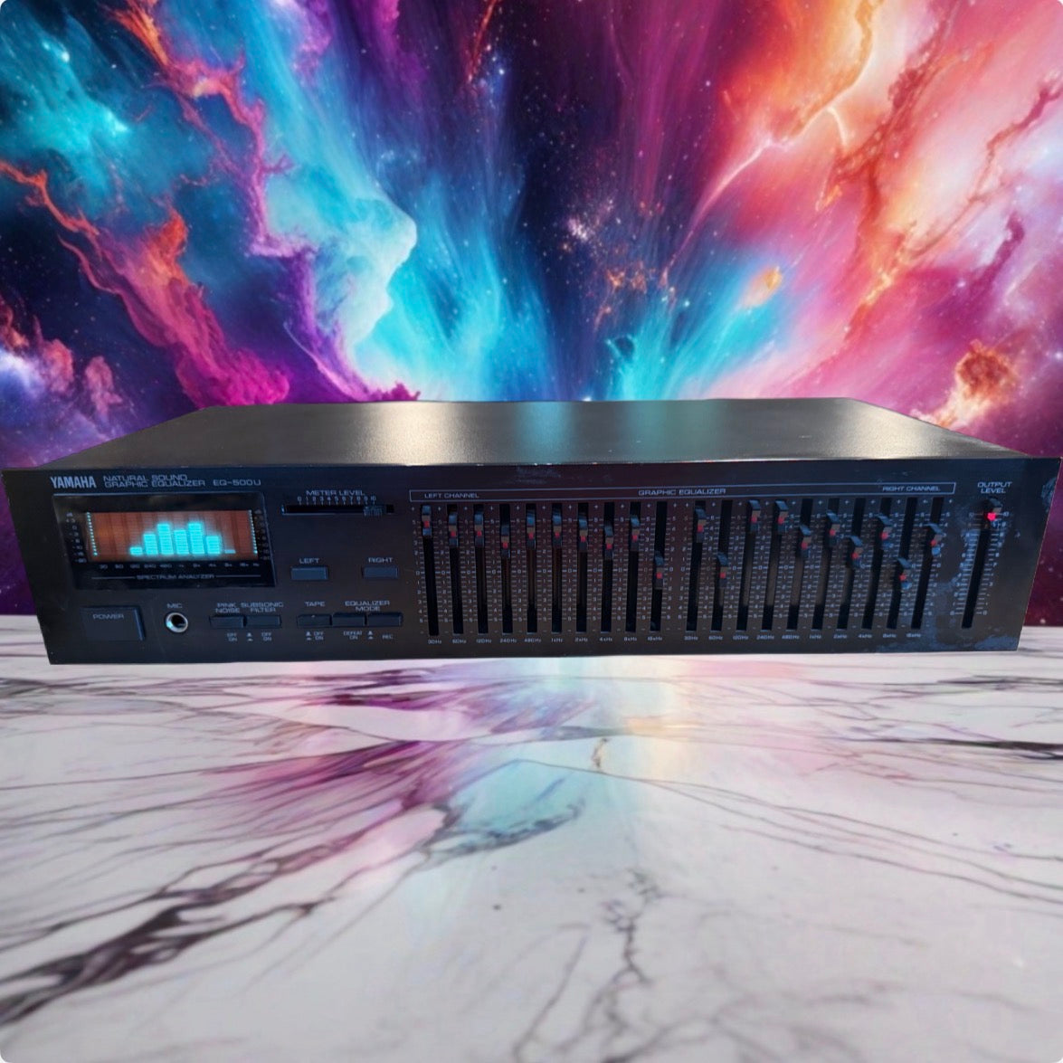 Yamaha EQ-500U Equalizer Spectrum Analyzer Tested Working High Fidelity Rare🎶🔥