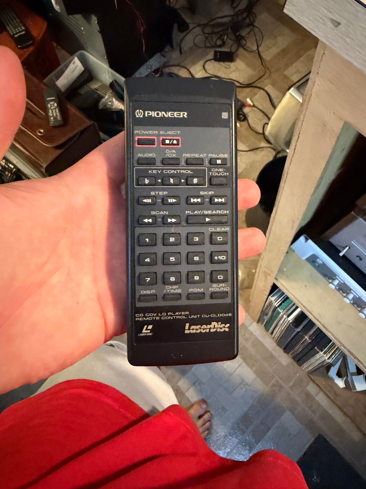 Pioneer CLD-1720K Cd Cdv Ld Laserdisc Karaoke Player Excellent Serviced Remote🔥