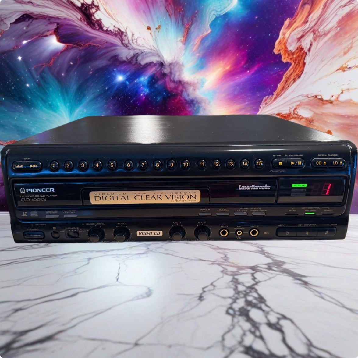 Pioneer CLD-100KV LaserDisc Player – Professionally Serviced W/ Receipt Rare🎶🔥
