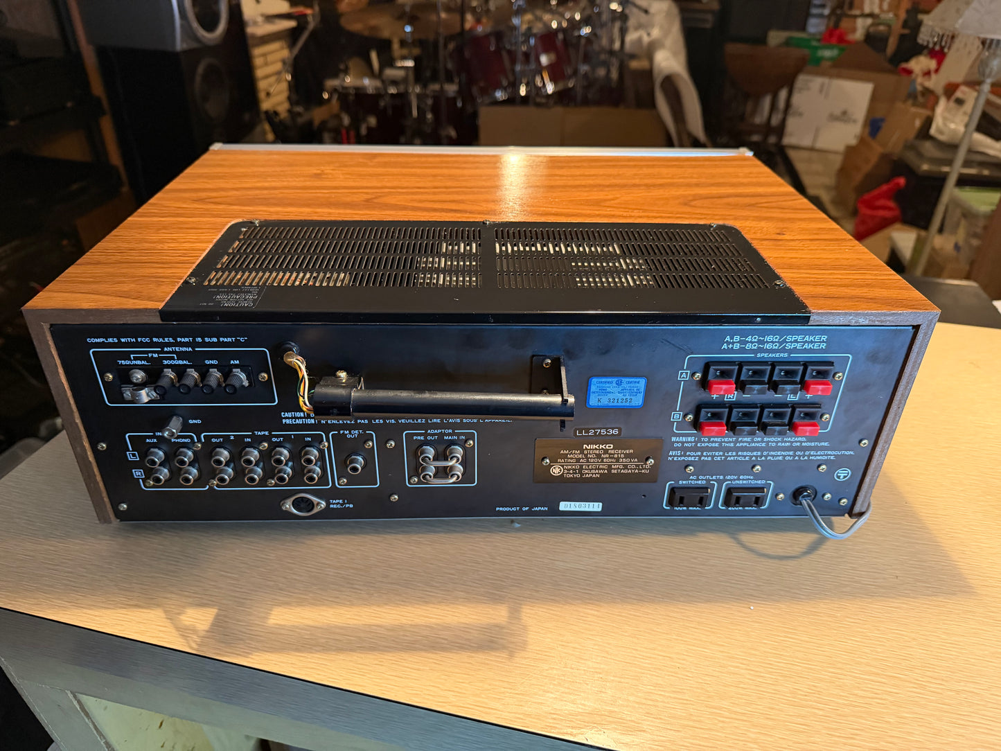 Nikko NR-815 Am/Fm Stereo Receiver Amplifier FULL FRESH SERVICE Near Mint Rare💎