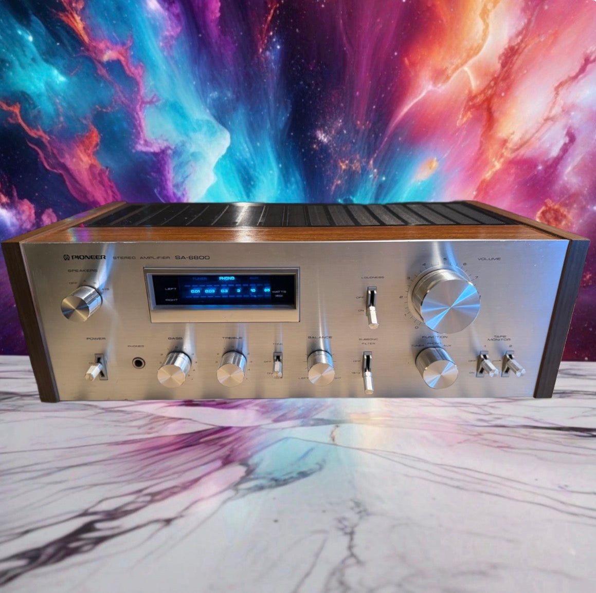Pioneer SA-6800 Stereo Amplifier Vintage Beauty Japan Fresh Service Rare 🎶🔥