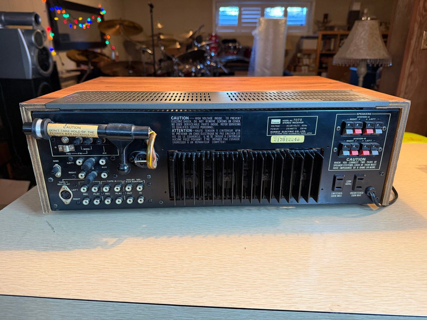 Vintage Sansui 7070 Stereo Receiver FRESH REFINISHING AND SERVICING BEAUTIFUL 🎶