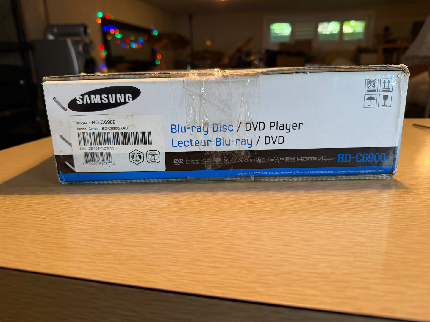 Samsung BD‑C6900 3D Blu‑ray Player • Brand New Unused • Wi‑Fi Full HD Streaming