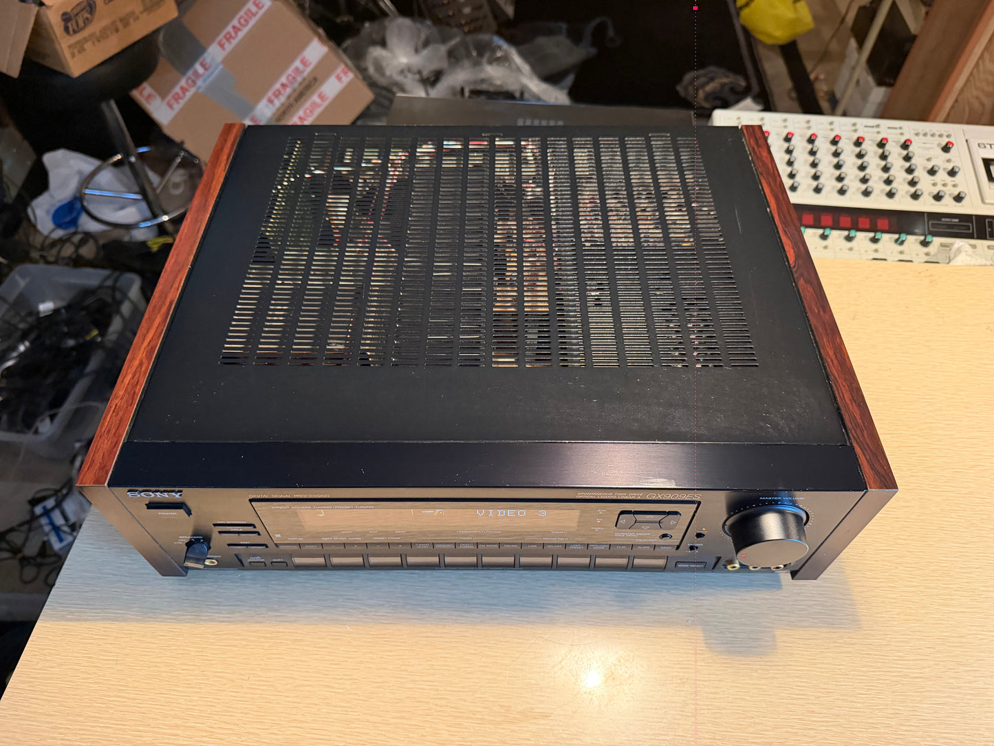Sony STR-GX909ES Vintage FM Stereo Receiver Fresh Service Mint Remote Bundle🔥🎶