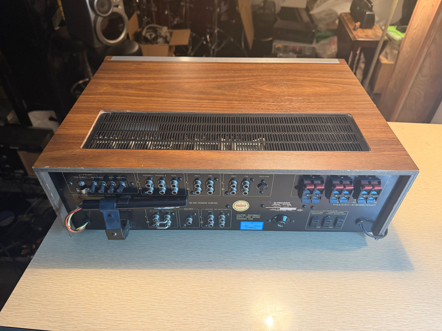 Pioneer SX-939 Stereo Amplifier 70 WPC Full Fresh Service, Bulbs Replaced N MINT
