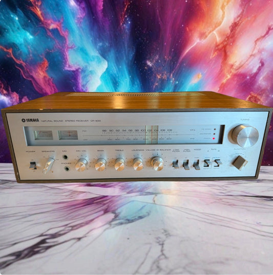 Vintage Yamaha CR-600 Natural Sound Stereo Receiver  Serviced & Cleaned Beauty🎶