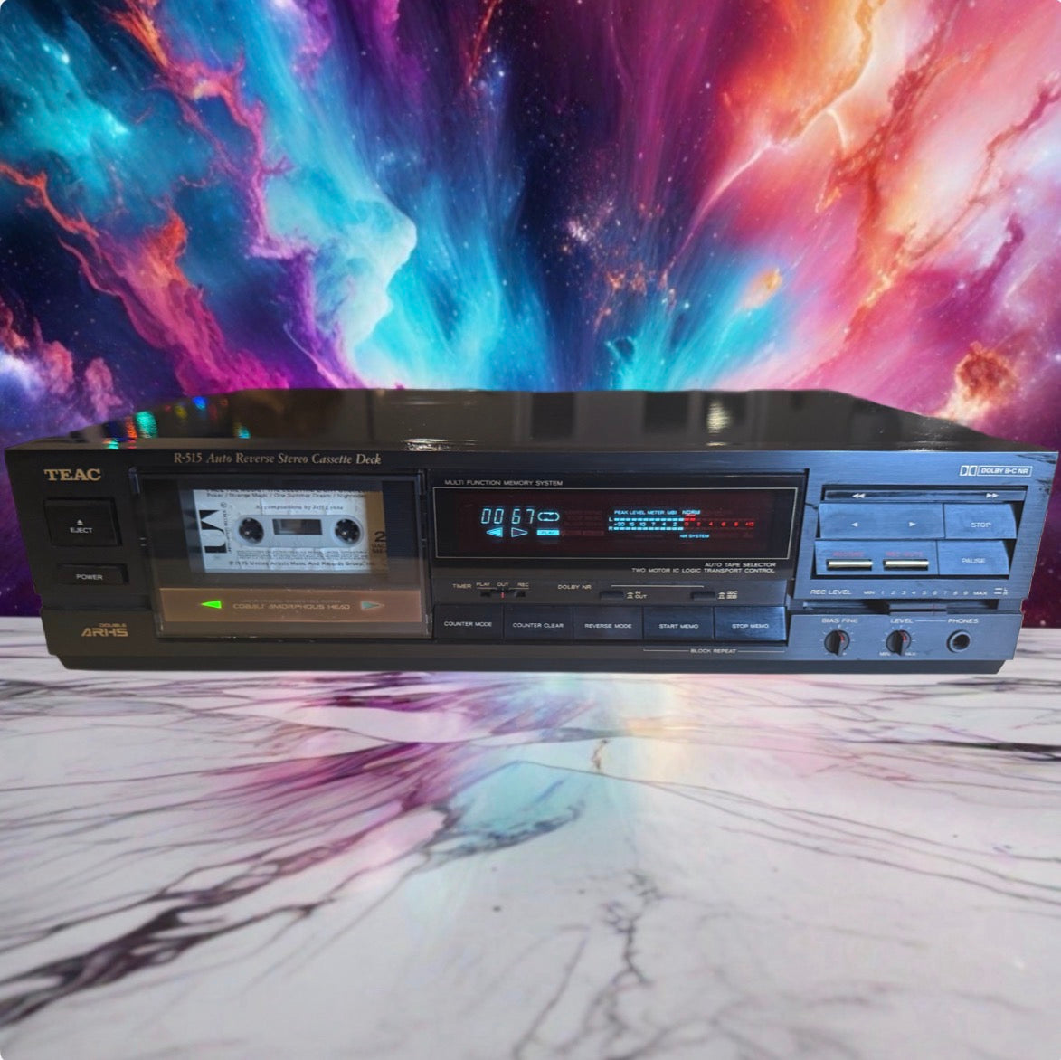 Teac R515 Stereo Tape Cassette Deck Full Fresh Servicing Extremely Rare Sounds👌