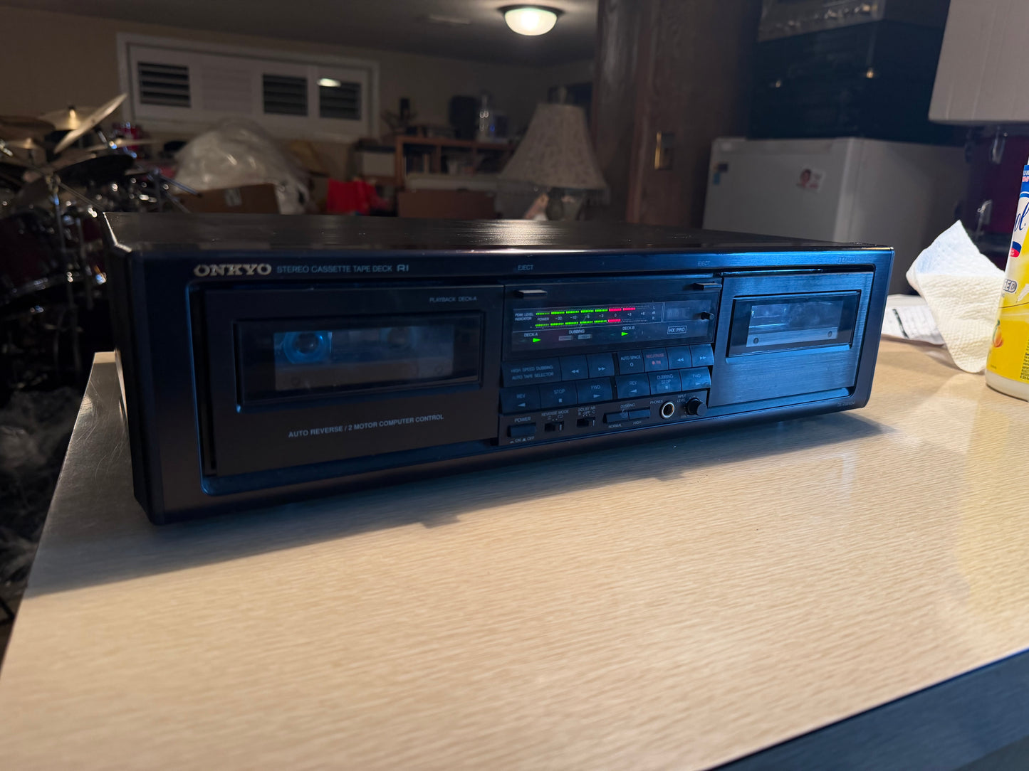 Onkyo TA-RW404 Stereo Cassette Tape Deck Player Dolby B C Auto Reverse Serviced!
