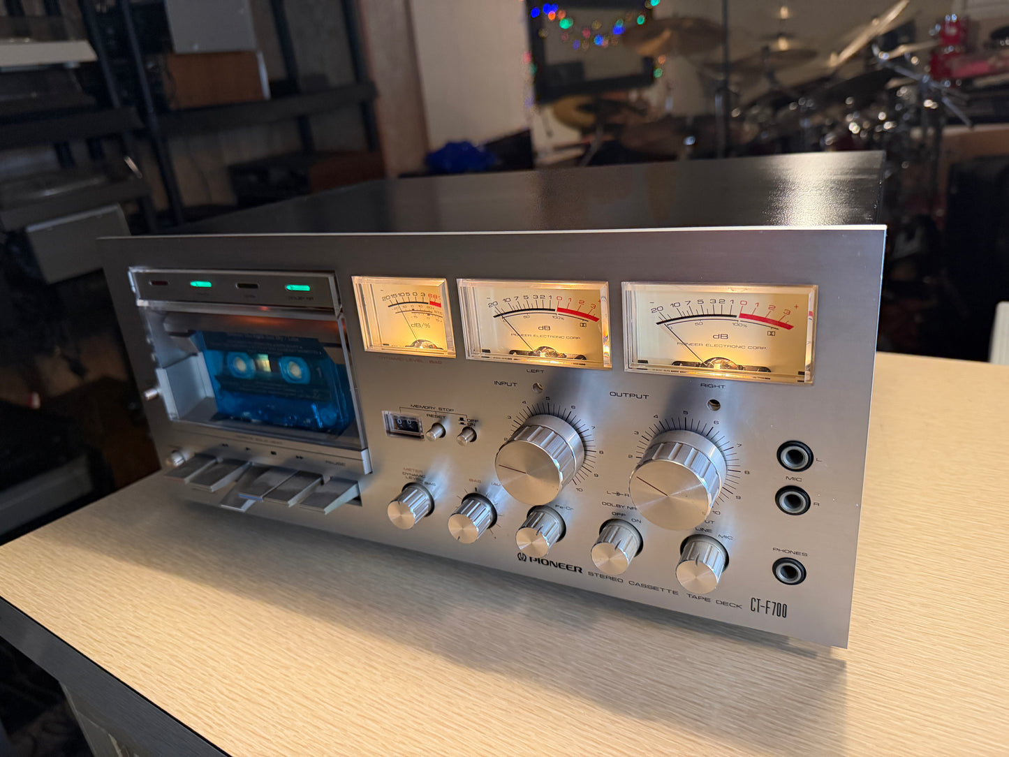 Vintage Pioneer CT-F700 Cassette Deck Near Mint Condition FRESH Pro Servicing🎶
