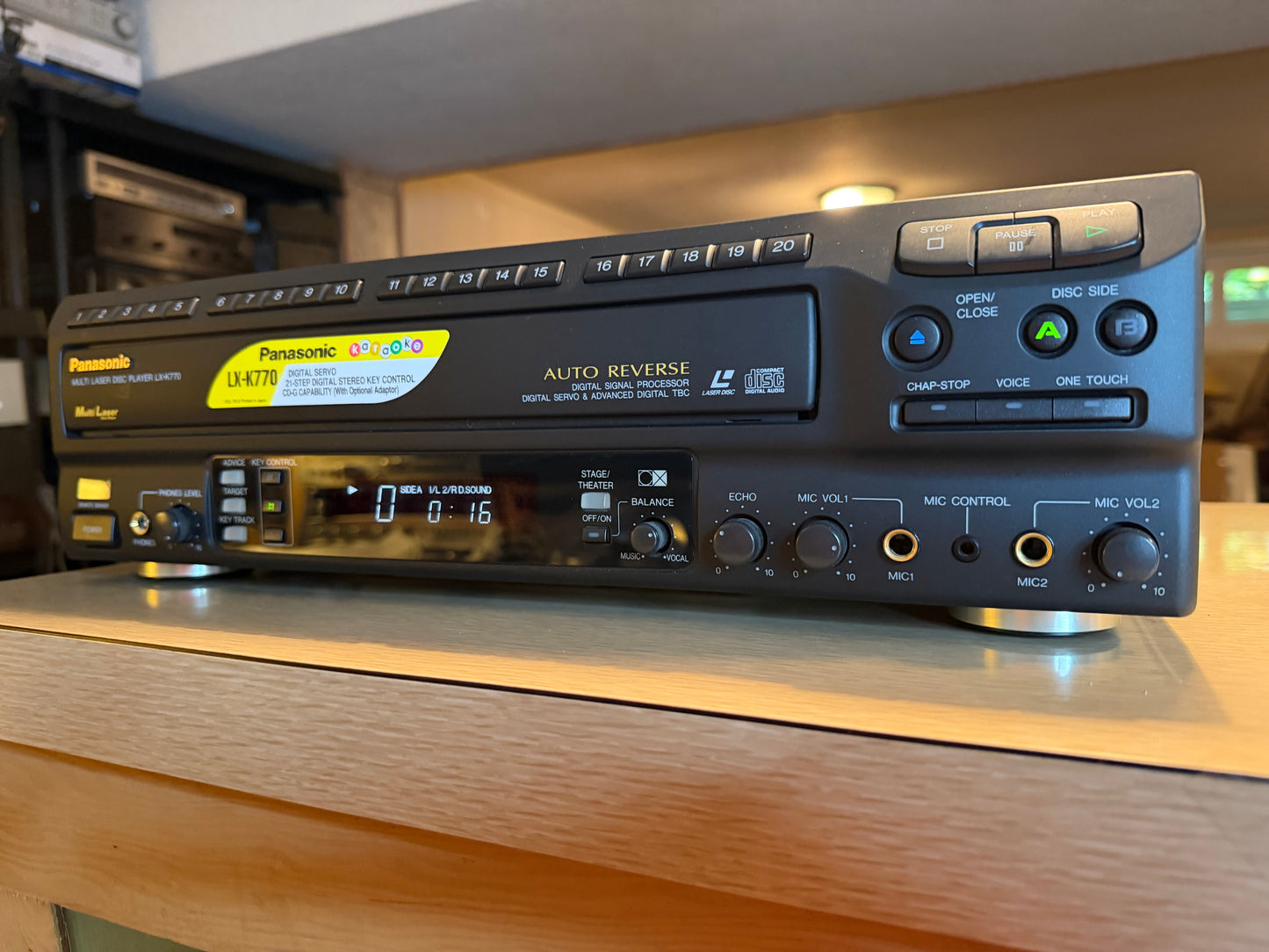 Panasonic LX-K770 Auto-Reverse LD CD Player Mint Condition Fully Tested