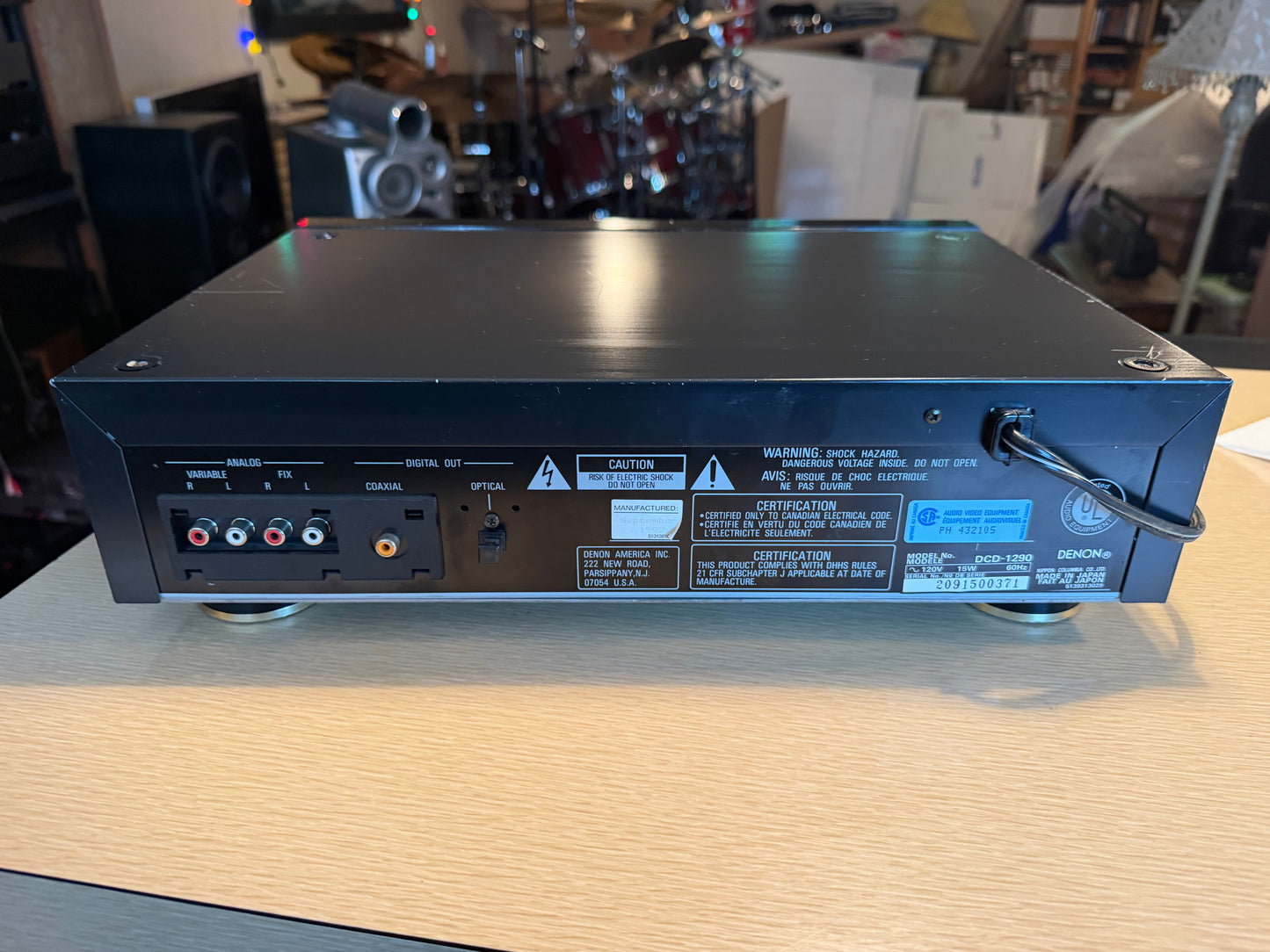 Denon DCD-1290 Compact Disc CD Player PCM Audio Hi-Fi Separate Fresh Service 🎶