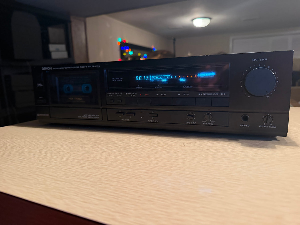 Denon DR-M12HX Stereo Cassette Deck 3 Motor Dolby B/C HX Pro Fresh Service🎶🔥