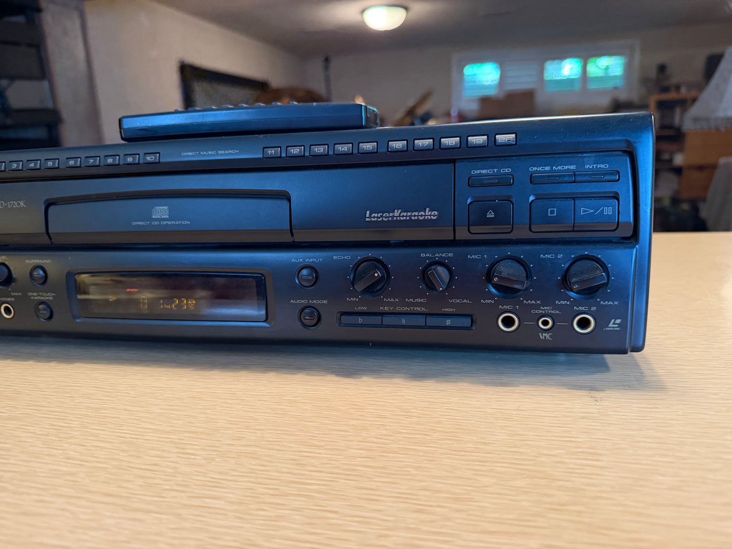 Pioneer CLD-1720K Cd Cdv Ld Laserdisc Karaoke Player Excellent Serviced Remote🔥