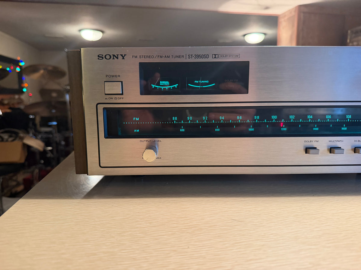 Sony FM Stereo FM-AM Tuner ST-3950SD Full Fresh Service Very Rare Beauty 🔥🎶