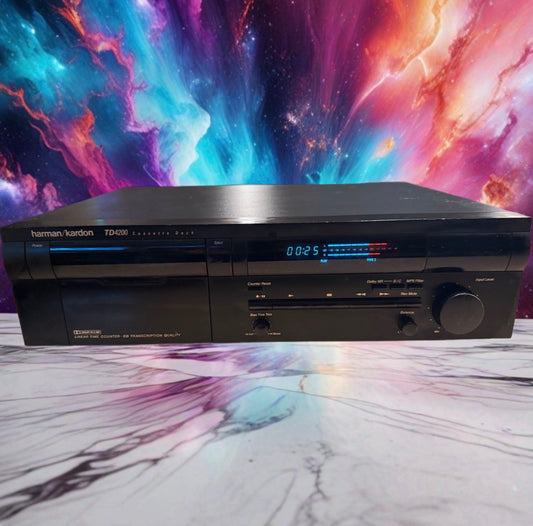 Harman Kardon Japan TD4200 Cassette Deck Player Fresh Service Rare High Fidelity