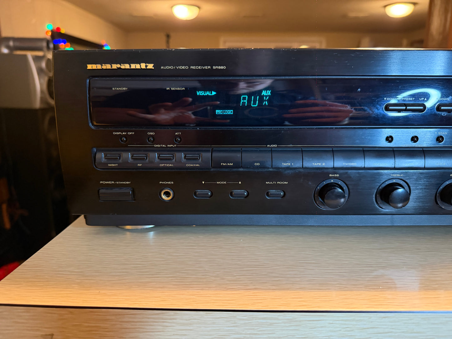 Marantz SR880 Audio / Video Receiver Tested Full Fresh Service Rare 110 WPC TANK