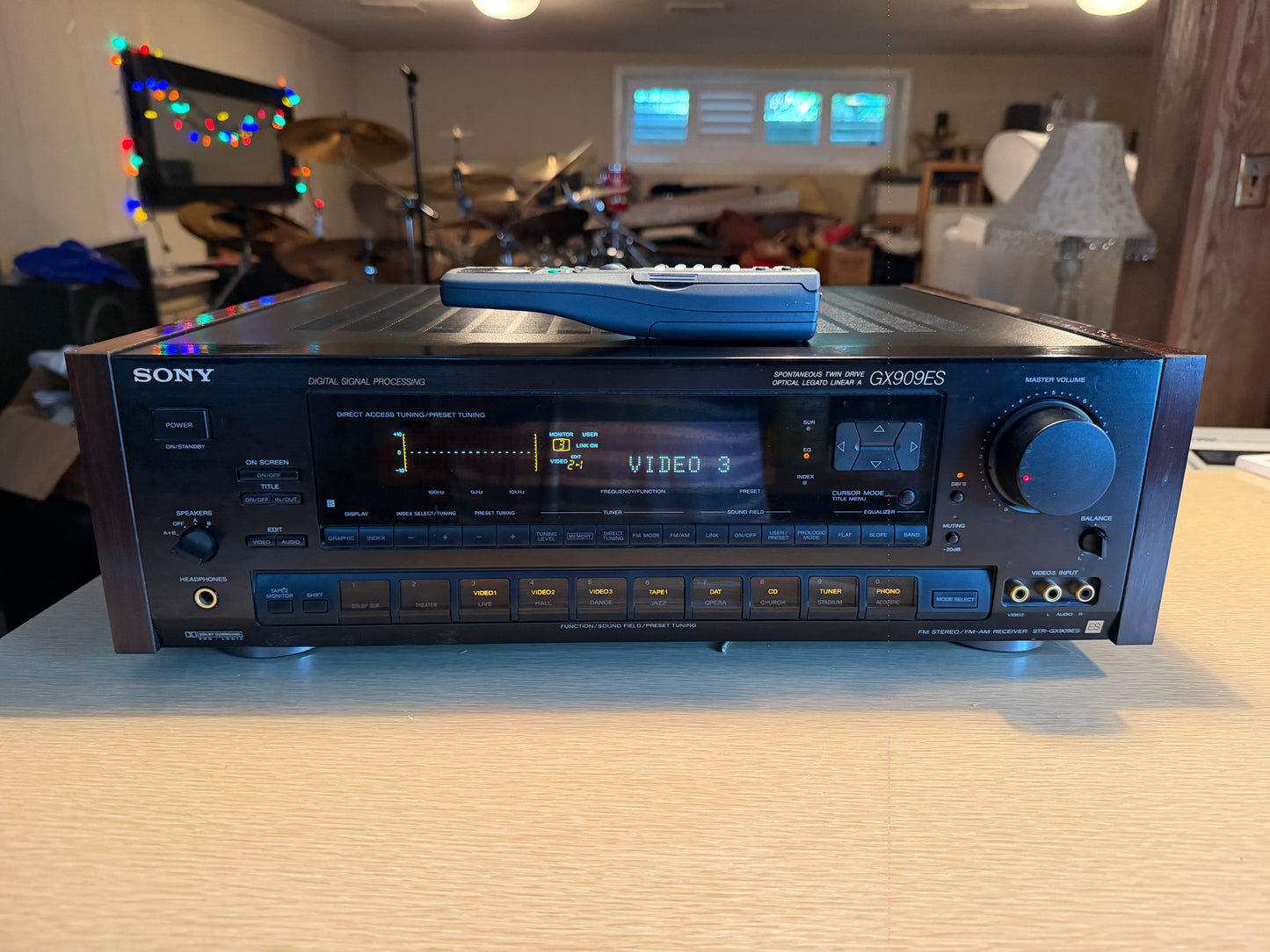 Sony STR-GX909ES Vintage FM Stereo Receiver Fresh Service Mint Remote Bundle🔥🎶