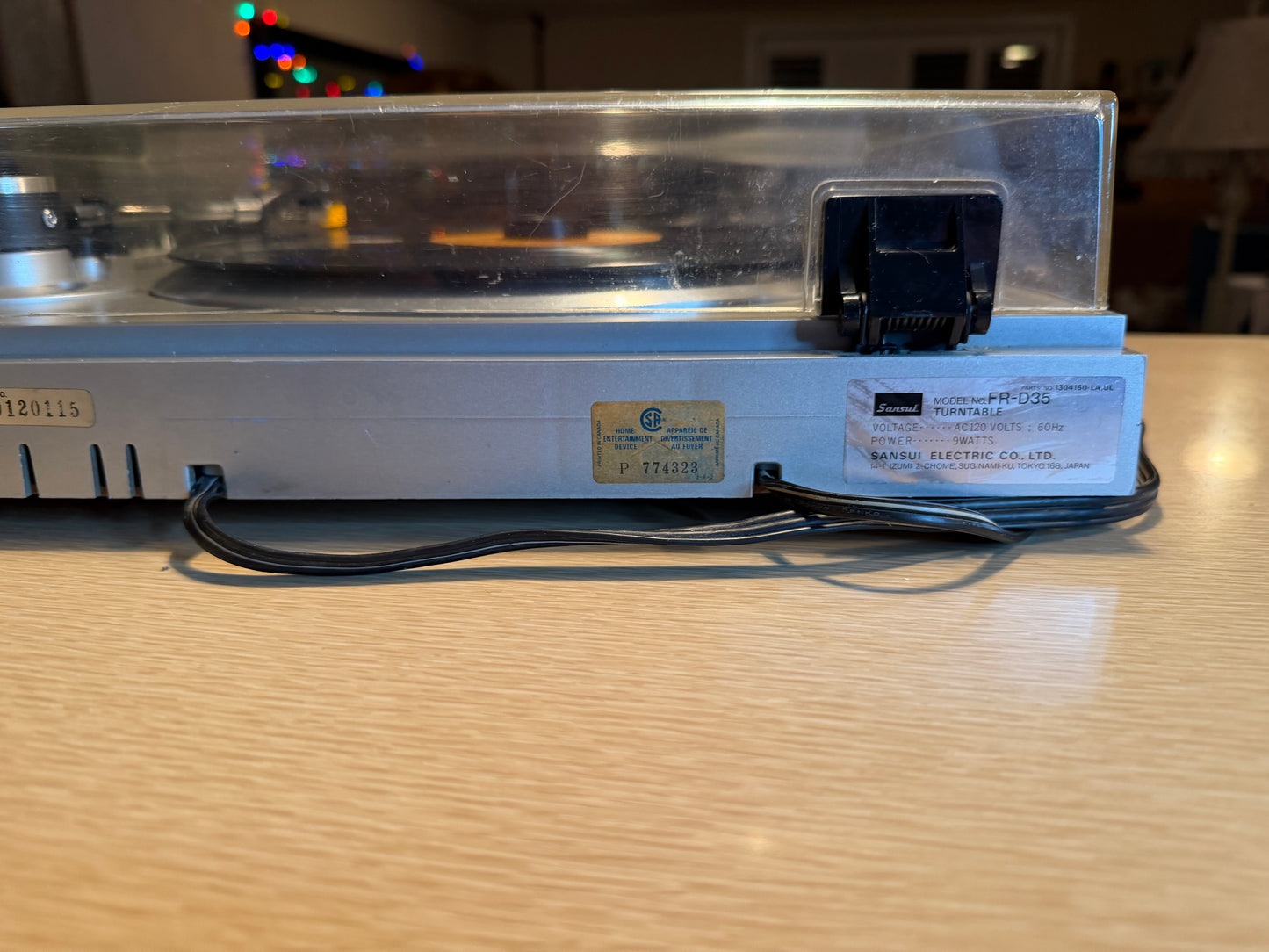SANSUI FR-D35 TURNTABLE SERVICED NICE CARTRIDGE BEAUTY V RARE SOUNDS GREAT🔥🎶