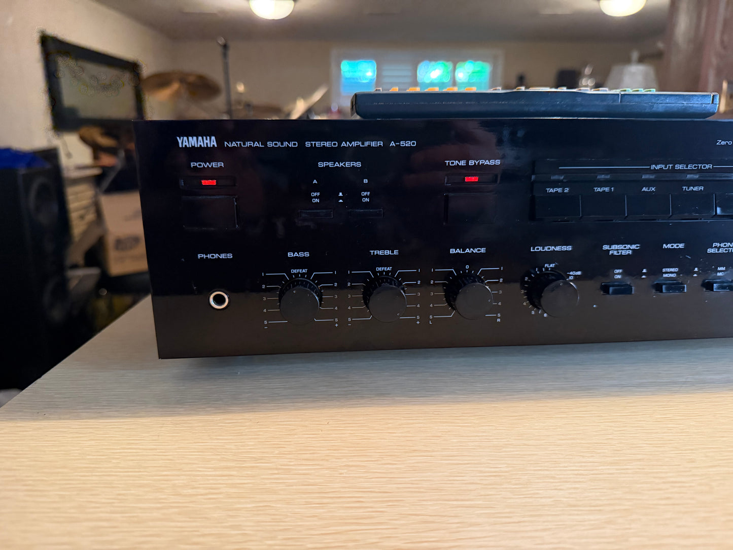 Yamaha A-520 Natural Sound Stereo Amplifier Excellent Fresh Servicing 75WPC 🎶🔥