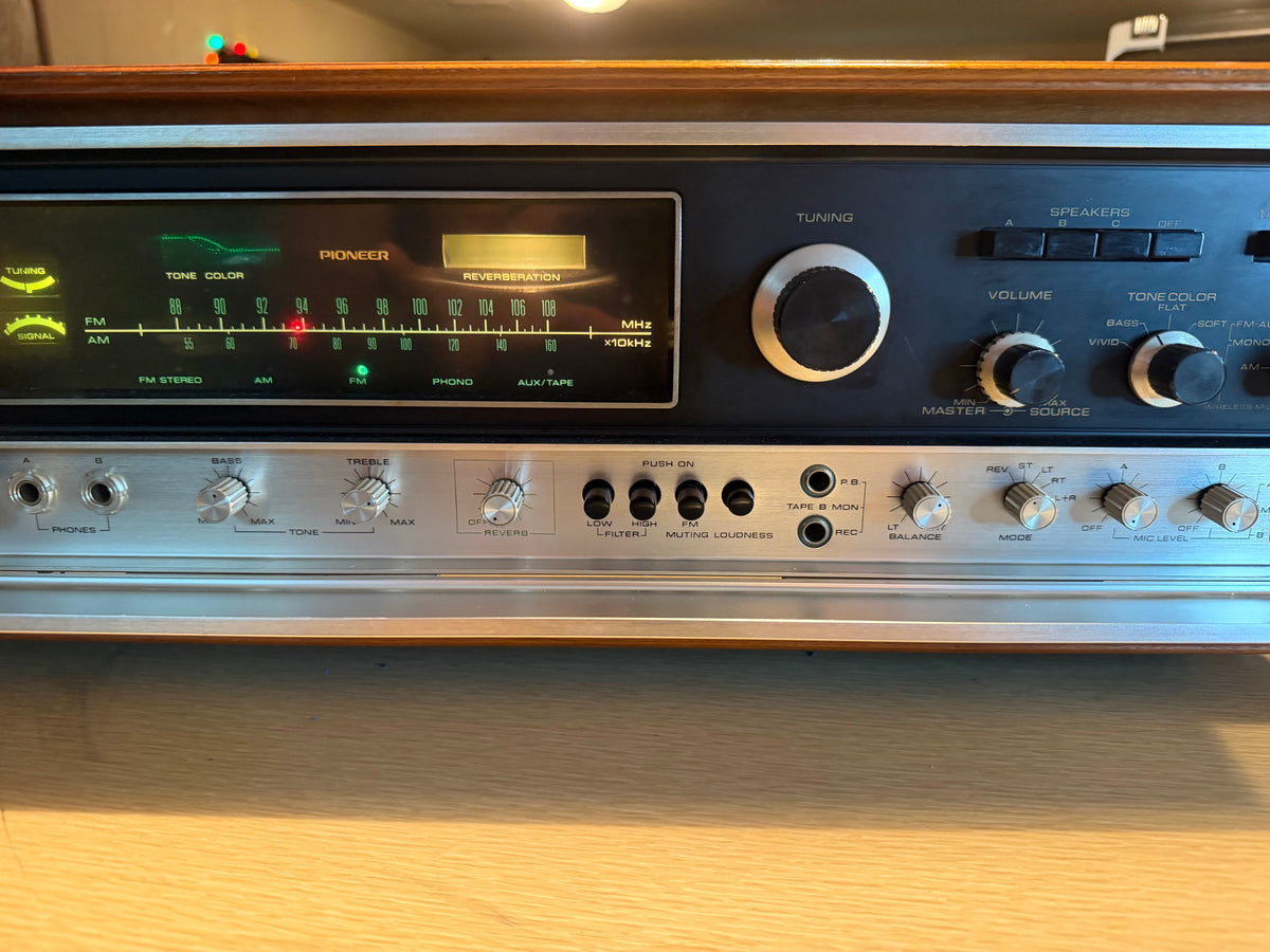 Vintage Pioneer Reverberation SX-9000 Stereo Receiver Freshly Serviced V Rare🔥