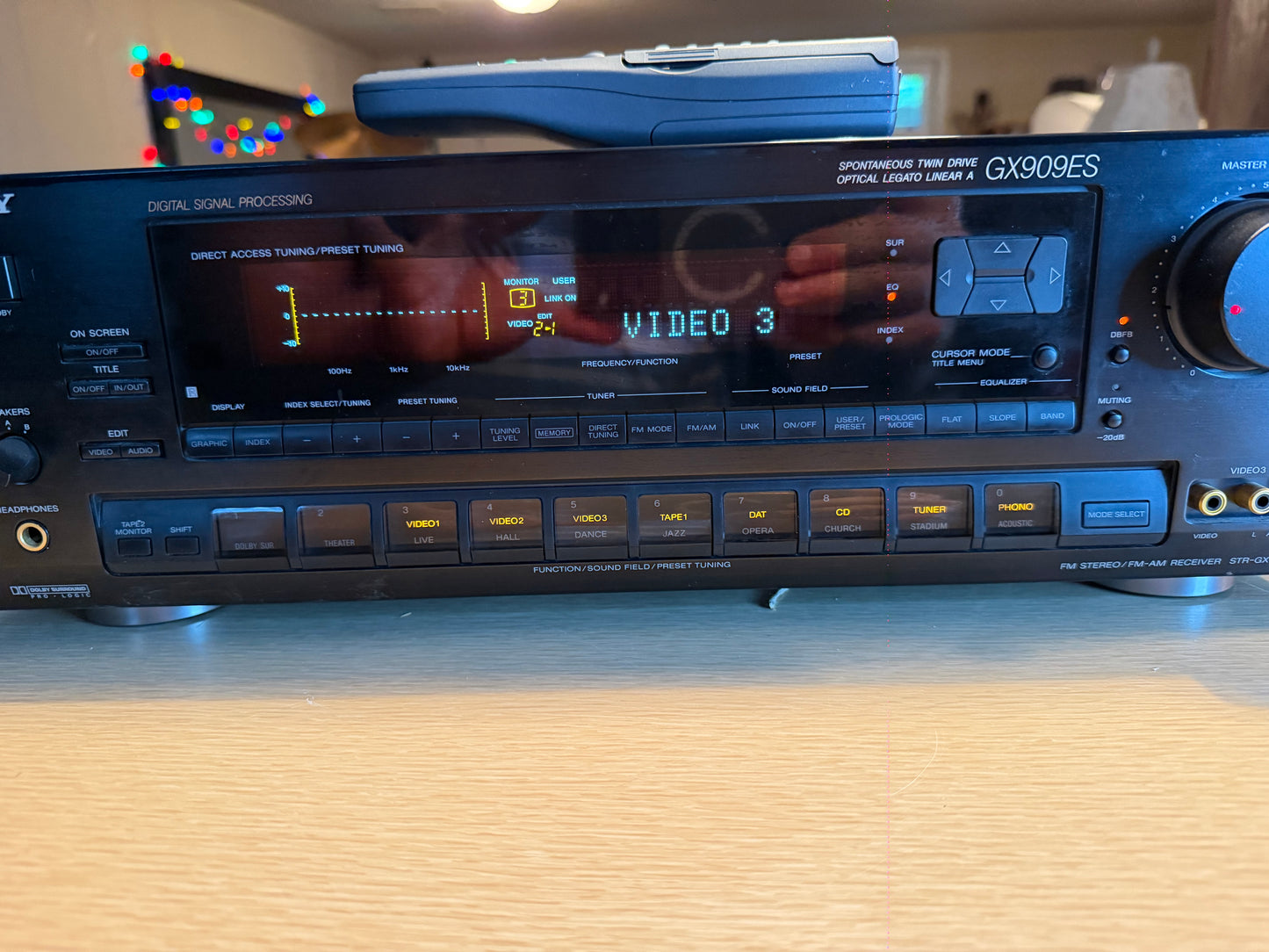 Sony STR-GX909ES Vintage FM Stereo Receiver Fresh Service Mint Remote Bundle🔥🎶
